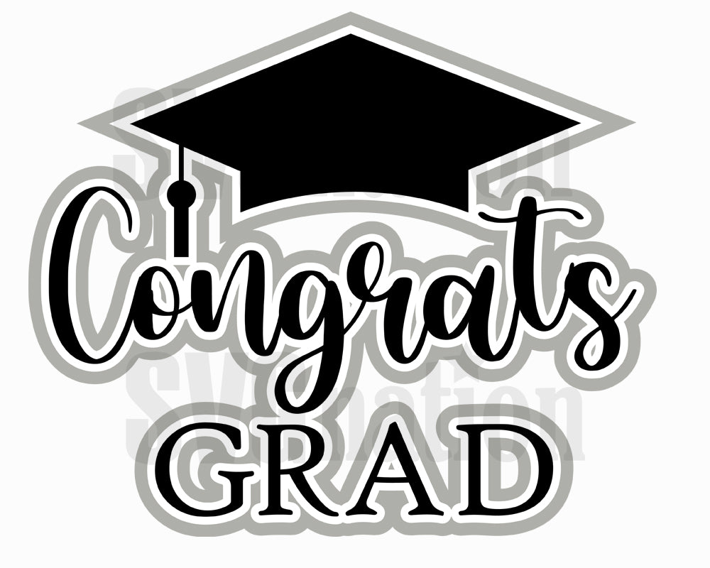 Congrats Grad Cake Topper SVG – SVG Nation congrats-grad-cake-topper-svg-svg-nation