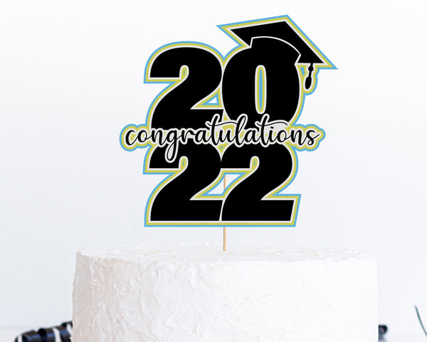 2022 Graduation Cake Topper SVG