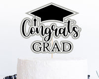 Congrats Grad Cake Topper SVG