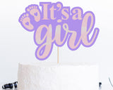 It's a Girl Cake Topper SVG