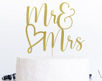 Mr. & Mrs. Cake Topper SVG