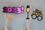 New Year's 2023 Photo Booth Prop SVG