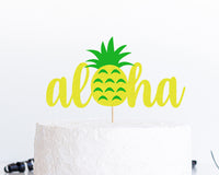 Aloha Pineapple Cake Topper SVG