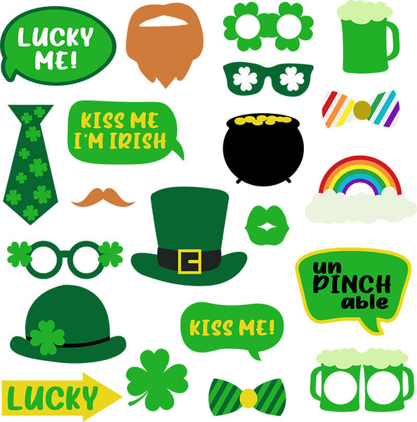 St. Patrick's Day Photo Booth Prop SVG