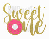 Sweet One Cake Topper SVG