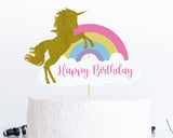 Unicorn Cake Topper SVG